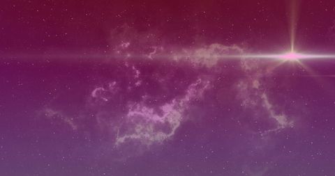 Luminous Trails and Stars on Vibrant Purple Night Sky - Download Free Stock Images Pikwizard.com