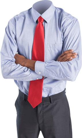 Transparent Businessman Without Head in Formal Attire - Download Free Stock Videos Pikwizard.com