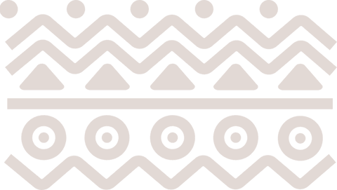 Minimalist abstract geometric border on transparent background