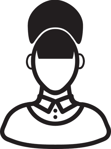 Silhouette of Woman's Face with Bun on Transparent Background - Download Free Stock Videos Pikwizard.com