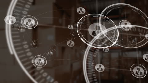 Global Network Concept with Virtual Connections Over Warehouse