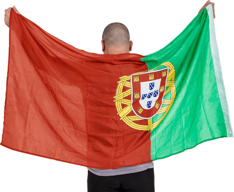 transparent man holding portugal flag showing national pride - Download Free Stock Videos Pikwizard.com