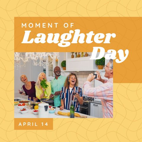 Diverse Seniors Celebrating International Moment of Laughter Day - Download Free Stock Templates Pikwizard.com