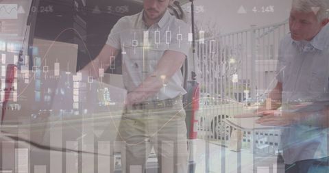 Delivery Efficiencies with Infographic Overlay in Logistics Sector