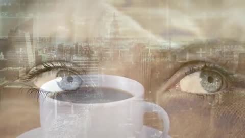 Futuristic Technology and Contemplation Duel in Urban Setting