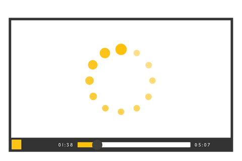transparent digital loading icon on computer interface screen - Download Free Stock Videos Pikwizard.com