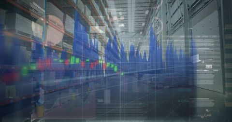 Innovative Data Analytics Overlaying Efficient Warehouse Operation - Download Free Stock Images Pikwizard.com