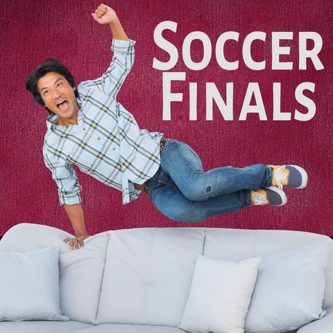 excited man jumping on sofa celebrates soccer finals victory - Download Free Stock Templates Pikwizard.com