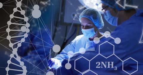 Surgeons Using Advanced Technology in Modern Operating Room - Download Free Stock Images Pikwizard.com