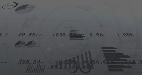 Abstract Data Visualization with Statistical Charts and Symbols - Download Free Stock Images Pikwizard.com