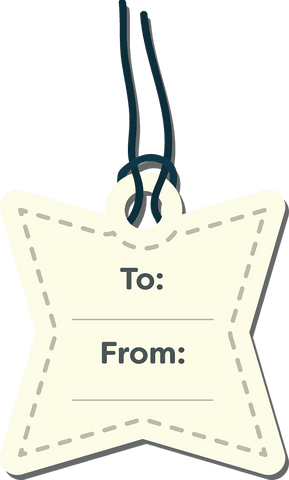 Transparent Star-shaped Gift Tag Template with Text Space - Download Free Stock Videos Pikwizard.com