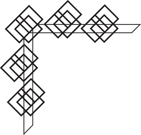 abstract geometric corner design on transparent background - Download Free Stock Videos Pikwizard.com