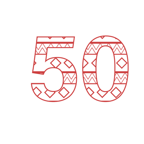Intricate Geometric Number 50 on Transparent Background - Download Free Stock Videos Pikwizard.com