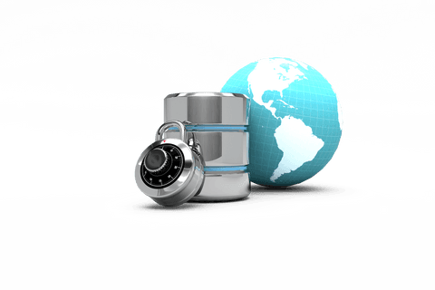 transparent security concept with lock and world digital data - Download Free Stock Videos Pikwizard.com