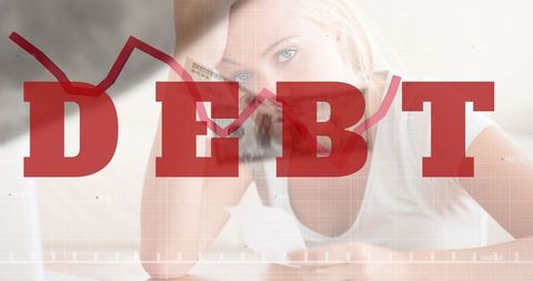 Frustrated Woman Examining Debt Notice Financial Worry Concept - Download Free Stock Images Pikwizard.com