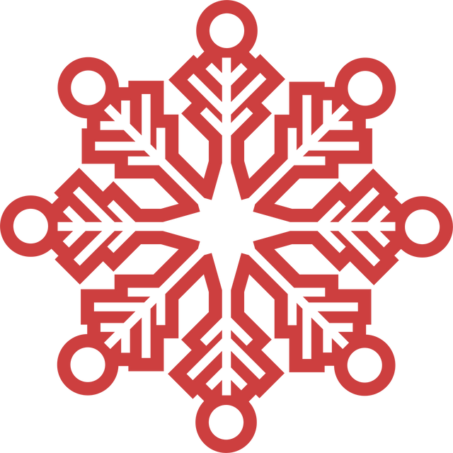 Red Snowflake Icon on Transparent Background for Christmas Design - Download Free Stock Videos Pikwizard.com