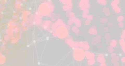 Abstract Brain and DNA Strand with Digital Interface Elements