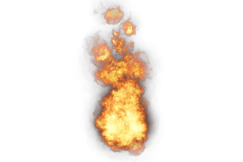 dynamic transparent flames erupting against dark background - Download Free Stock Videos Pikwizard.com