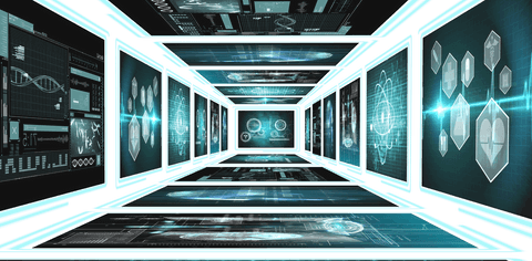 Digital Interfaces Tunnel on Transparent Background - Download Free Stock Videos Pikwizard.com