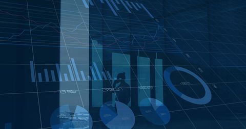 Businessman Analyzing Financial Trends and Analytics in Office - Download Free Stock Images Pikwizard.com