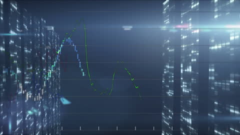 Abstract Data Visualization with Urban Cityscape