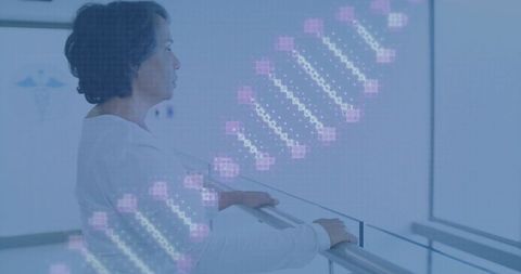 Nurse Assisting Senior Patient in Hospital with Digital Health Monitoring