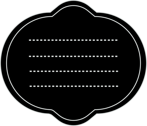 blank black badge with lines on transparent background - Download Free Stock Videos Pikwizard.com