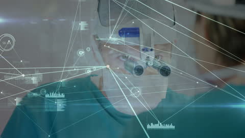 Surgeons Collaborating with Innovative Medical Technology Overlays