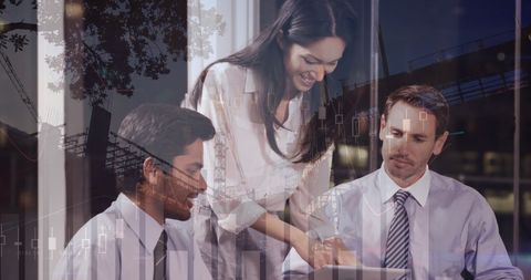 Financial Analysis and Collaboration in Modern Office Environment