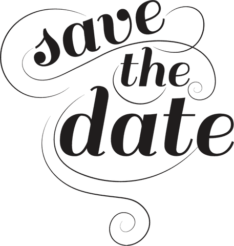 save the date script text vector on transparent background - Download Free Stock Videos Pikwizard.com