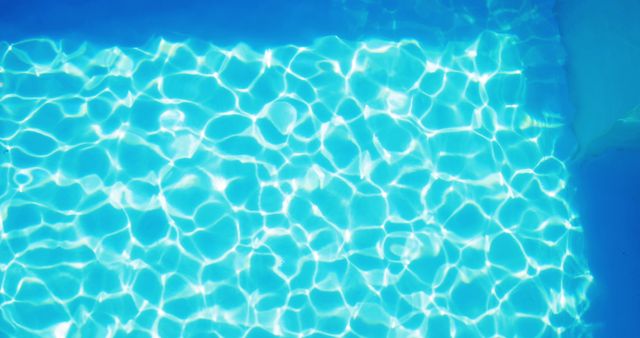 Clear Blue Swimming Pool Water with Sunlight Reflections - Download Free Stock Images Pikwizard.com