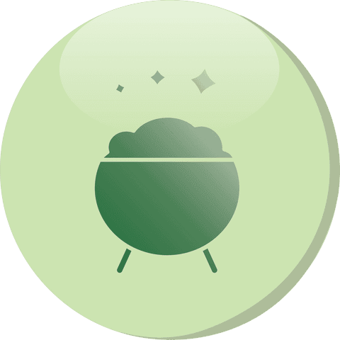 green icon of treasure pot on transparent background - Download Free Stock Videos Pikwizard.com