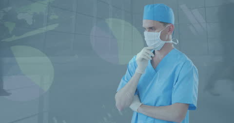 Innovative Healthcare: Doctor Analyzing Digital Data