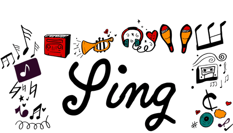 vibrant music elements on transparent background - Download Free Stock Videos Pikwizard.com
