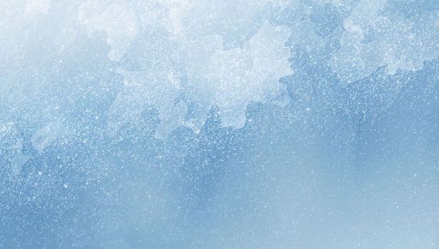 Displaying frosted blue glass texture with delicate ice-crystal lace and speckle gradient