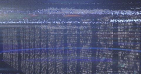 Abstract Digital Interface with Data Interference - Download Free Stock Images Pikwizard.com