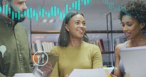 Innovative Diverse Team Analyzing Data in Modern Office - Download Free Stock Images Pikwizard.com