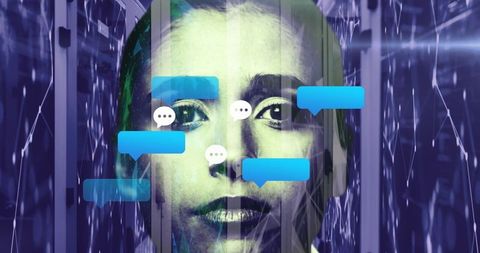 A Futuristic Blend of Technology and Human Interaction - Download Free Stock Images Pikwizard.com