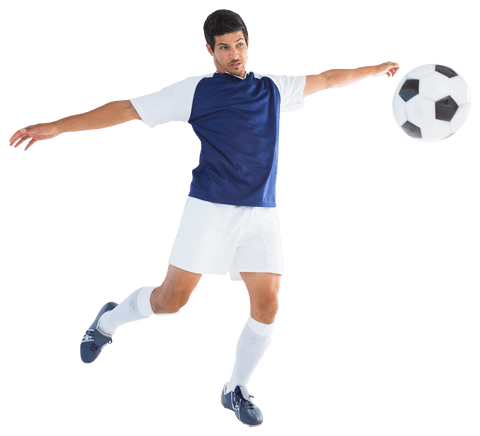 Hispanic Footballer in Action with Transparent Background - Download Free Stock Videos Pikwizard.com
