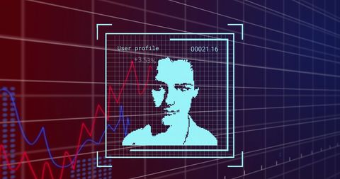 AI Face Identification with Digital Data Integration - Download Free Stock Images Pikwizard.com