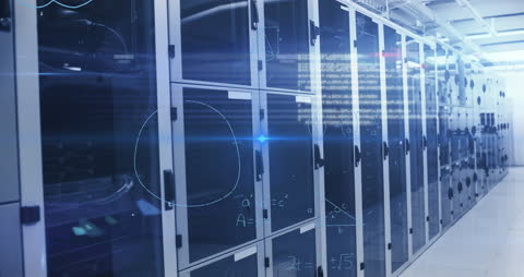 Digital Interface Over High-Tech Data Center with Equations