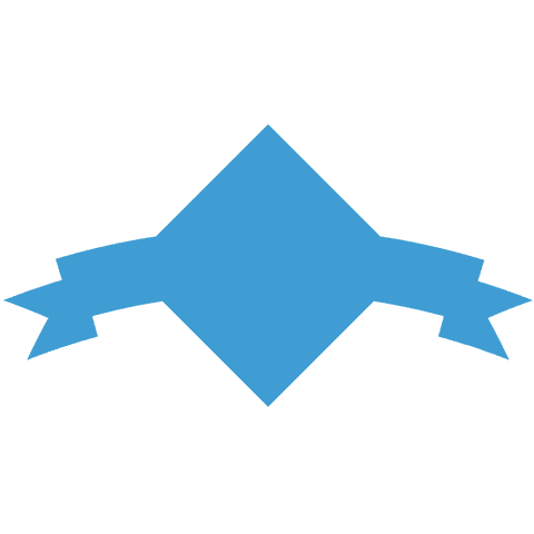 Blue Diamond Banner with Ribbon on Transparent Background - Download Free Stock Videos Pikwizard.com