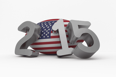 transparent silver 2015 with usa flag ball - Download Free Stock Videos Pikwizard.com