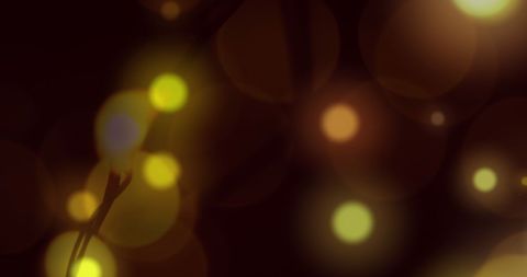 Hypnotic Yellow Bokeh Lights on Glowing Background - Download Free Stock Images Pikwizard.com