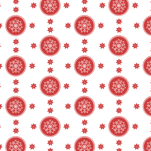 seamless red circle and star pattern on transparent background - Download Free Stock Videos Pikwizard.com