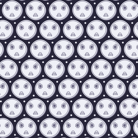 surprised emoji faces pattern on transparent background - Download Free Stock Videos Pikwizard.com
