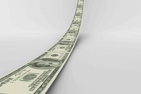 curved path of us dollars on transparent background - Download Free Stock Videos Pikwizard.com