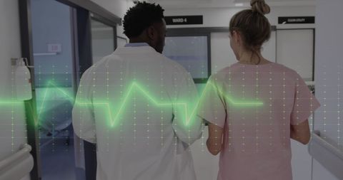 Healthcare Innovations with Diverse Medical Team and Data Visualization - Download Free Stock Images Pikwizard.com