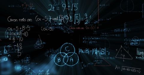 Complex Mathematical Formulas and Geometry in Futuristic Design - Download Free Stock Images Pikwizard.com