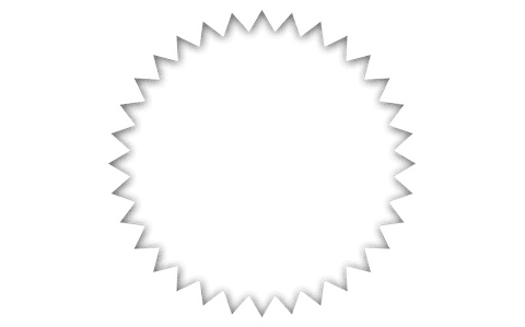 black silhouette transparent badge shape with starburst edges - Download Free Stock Videos Pikwizard.com